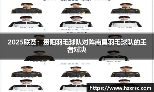 2025联赛：贵阳羽毛球队对阵南昌羽毛球队的王者对决